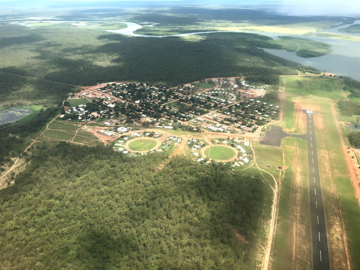 aerial photo of Aurukun